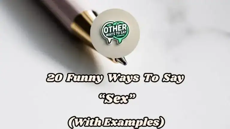 20 Funny Ways To Say “sex” (with Examples)