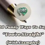 20 Funny Ways To Say “you're Straight” (with Examples)