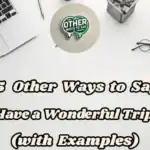 15 Other Ways To Say “have A Wonderful Trip” (with Examples)