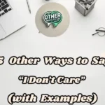 15 Other Ways To Say “i Don’t Care” (with Examples)