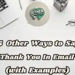 15 Other Ways To Say Thank You In Email (with Examples)