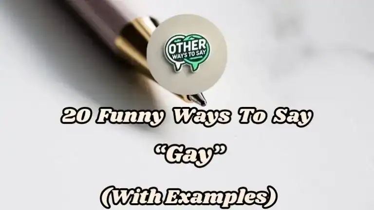 20 Funny Ways To Say “gay” (with Examples)