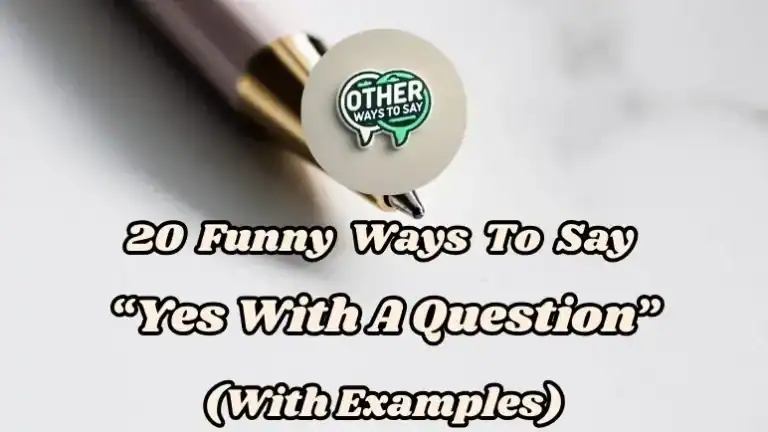 20 Funny Ways To Say “yes With A Question” (with Examples)