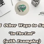 15 Other Ways To Say “in The End”(with Examples)